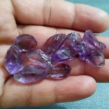 Fabulous African Amethyst Raw 10 Piece Size 17-20 MM Amethyst Rough Jewelry picture
