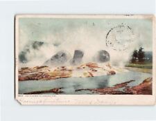 Postcard Grotto Geyser Yellowstone National Park Wyoming USA North America picture