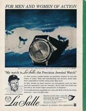 Magazine Ad - 1962 - La Salle Watches - Whitey Ford - NY Yankees picture