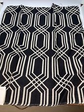 Vintage Kravet Michael Weiss  Upholstery Fabric Sample Black Diamant picture