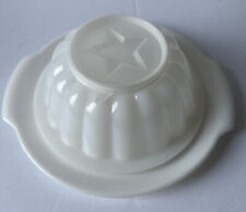 Vintage Tupperware 616 Jello Mold Set w/ Star Pattern & Serving Plate picture