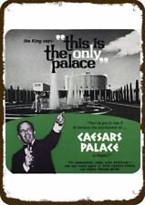 1968 CAESARS PALACE Frank Sinatra Vegas Vntge-Look DECORATIVE REPLICA METAL SIGN picture