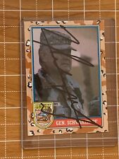 General H. Norman Schwarzkopf Signed Desert Storm Trading Card picture