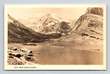 RPPC Scenic View Many Glacier Region Glacier National Park Montana MT Postcard picture