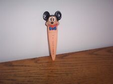 Vintage Disneyland Mickey Mouse Plastic Book Mark 1960s Crown Colony Hong Kong picture