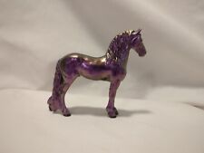 Breyer Stablemates CM Custom Color Shift Standing Friesian picture