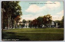 Bulletin Newspaper Eastern Connectictu Norwich Conn Chelsea Parade VNG Postcard picture