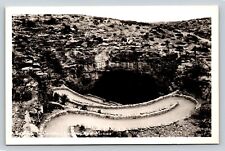 RPPC Entrance Pathway To Carlsbad Cavern NEW MEXICO VINTAGE Postcard EKC picture