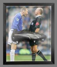 Duncan Ferguson Everton Signed Football Boot In An Acrylic Dome Frame :C picture