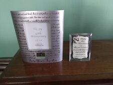 Roman Inc. Happy 40th Anniversary  Picture Frame And Happy 40th  Mirror W/ Stand picture