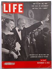 Life Magazine Cover Only ( President-Elect and First lady ) November 17, 1952 picture
