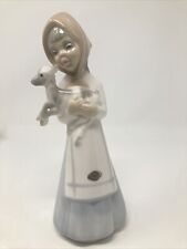 Tengra Porcelain Figurine. Lady With Lamb. Made In Spain picture