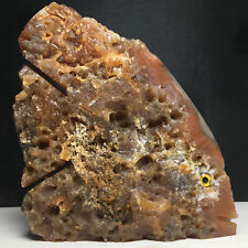 422g Natural Crystal Mineral Specimen. Agate . Hand-carved. The Exquisite Fish picture