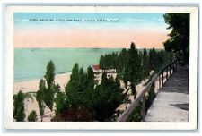c1920 High Walk Highland Park Beach Coast Grand Haven Michigan Vintage Postcard picture