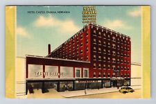 Omaha NE-Nebraska, Hotel Castle, Antique Vintage Souvenir Postcard picture