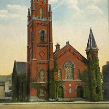 First Baptist Church Stratford CT Connecticut Divided Back Postcard Posted 1915 picture