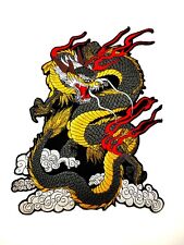 Chinese Dragon Japanese Iron On Patch Embroidered Applique DIY Large Back Jacket picture