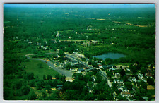 c1960s Aerial View Pond Madison Connecticut Vintage Postcard picture