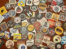 Bundle of 100 Craft Beer coasters - Nice Grouping  All Different picture