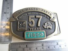 1994 Spec-Cast TISCO Tractor Implement Supply Co. 57 Years Buckle  BIS picture