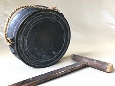 Y4200 Buddhist Altar Equipment Bell gong signed Japan Buddhism antique vintage picture