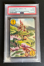 PSA 4 1947 Castell Bros KINGDOM #A1 Micky and the Beanstalk Vintage Disney picture