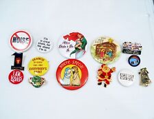 Vintage Mixed Lot of  14 Pin Buttons picture