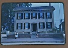 1960s Street Scene Abraham Lincoln Home Springfield IL Dynacolor Slide (#20) Vtg picture