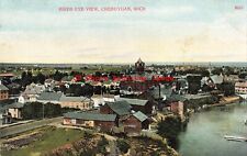 MI, Cheboygan, Michigan, Bird's Eye View Of City, AC Bosselman No 8342 picture