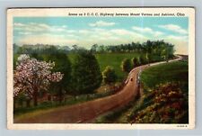 Ashland OH, Scene On 3 C C C Highway, Ohio c1944 Vintage Postcard picture