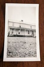 Vintage Black & White Photograph People On Front Porch Of A House K13 picture