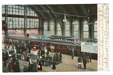 Postcard MA Charleston Sullivan Square Elevated Train Station 1906 View  Vintage picture