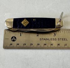 Vintage Camillus New York USA Official Cub Scouts BSA KNIFE Delrin Handles BLUE picture