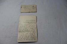Antique Handwritten 3 Page Letter With Postmarked Envelope 1900 Cleveland, OH picture