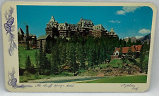Postcard Banff Springs Hotel WJ Gibbons ANSO Colour 1956 Lithograph Alberta F99 picture