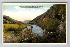 Rutland VT-Vermont, Ottauquechee Valley, River, Antique Vintage Postcard picture