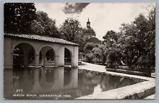 Jardin Borda Cuernavaca Morelos RPPC Real Photo Postcard picture