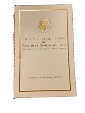 Rare VIP White House Issued Inaugural Address Booklet George W Bush picture