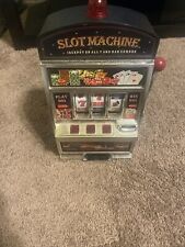 Lucky 7's Slot Machine Bank with Jackpot Sound & Flash  15” UnTested picture