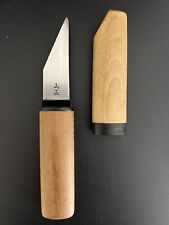 Vintage Mini Sword Carver Wooden Handle & Sheath Japan 2 7/8 Blade  picture