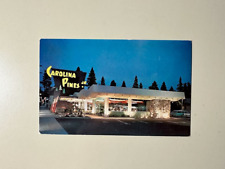 1960s Carolina Pines Jr. Los Angeles Googie Coffee Shop Vintage Postcard UNSENT picture