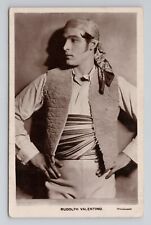 Famous People RPPC Rudolph Valentino Series 22 London Photo Postcard 16K picture