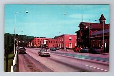Winsted CT-Connecticut, Main Street, Business Area, Antique Vintage Postcard picture