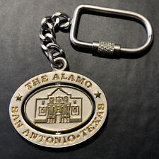 The Alamo Keychain San Antonio Texas Metal Souvenir Spinner Key Ring NOS picture