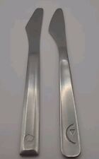 Northwest Airlines Dinner Knives NWA Aviation Silverware Vintage picture