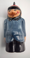 Vintage Goebel West Germany Ceramic European Solider Figurine Mustache Blue Coat picture