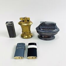 Lot Ronson Queen Anne + Newport + Dunhill Rollalite + Pair Colibri Lighters picture