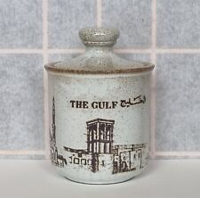 Dunoon Stoneware Lidded Jar Vintage Rare Arabic Gulf picture