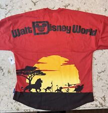 Walt Disney World The Lion King Sunset Red Spirit Jersey Size Medium New W/ Tags picture