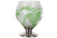 c1910 French Cameo Glass Sterling base Shot glass Cordial picture